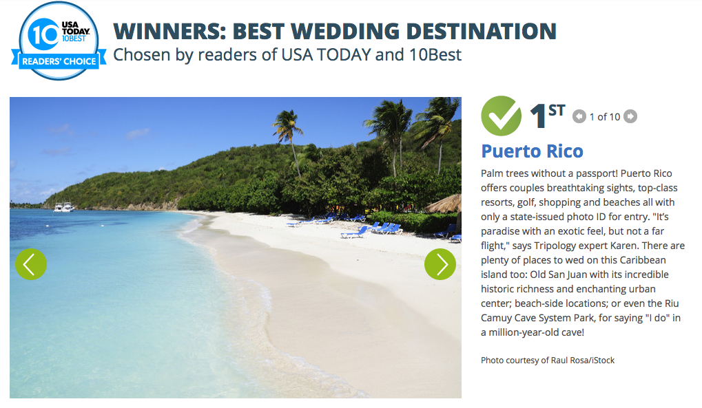 Puerto Rico – Best Wedding Destination