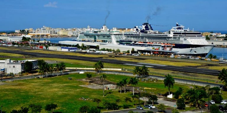 san juan puerto rico cruise ship port map