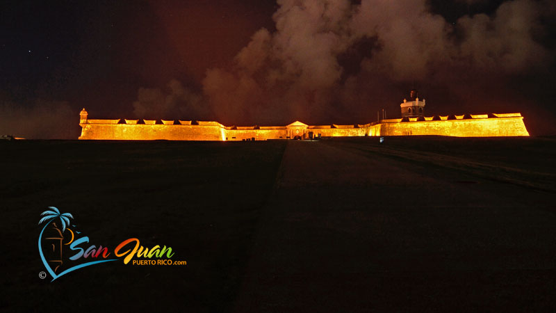 Castillo San Felipe del Morro at Night - San Juan, Puerto Rico