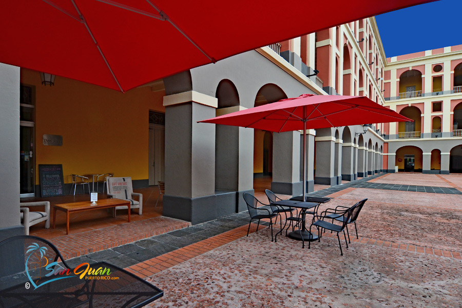 Cafe at Cuartel de Ballaja - Old San Juan Puerto Rico 