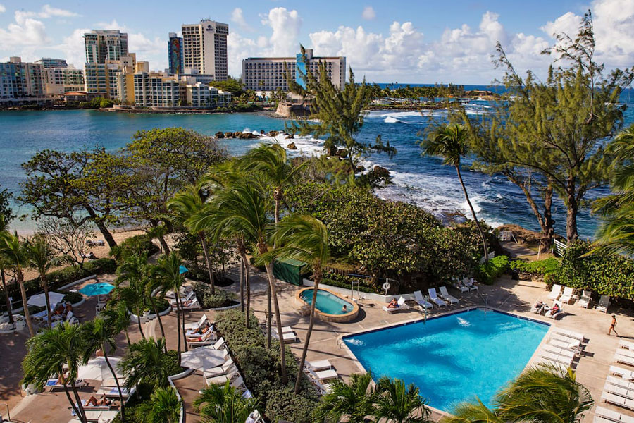 Condado Plaza Hilton - San Juan Puerto Rico - Places to stay on the beach