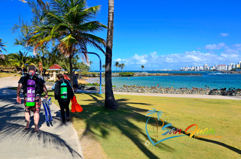 Going Scuba Diving - Playa El Escambron - San Juan, Puerto RIco