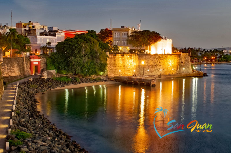 San Juan Puerto Rico - Beautiful at Night 